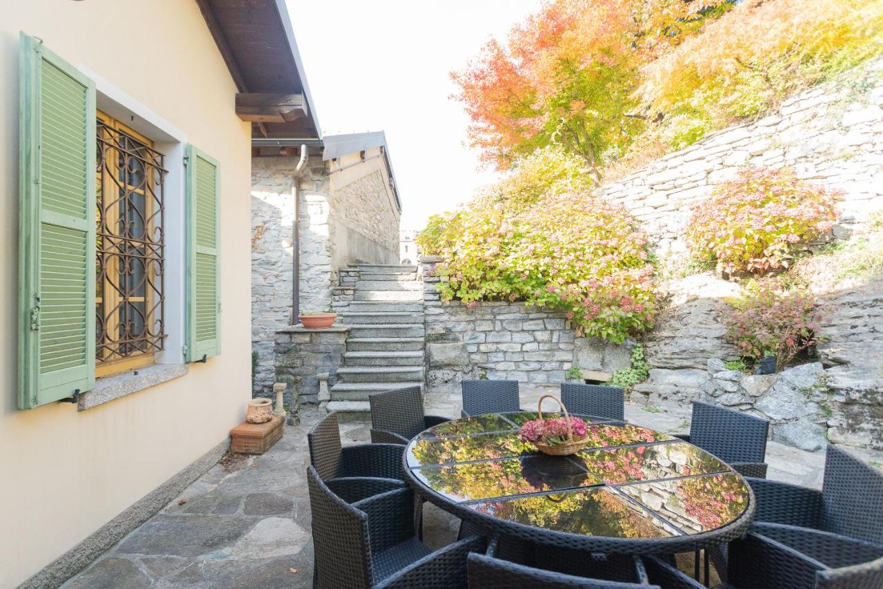 Villa Torre Di Palanzo With Magnificent View By Rent All Como Faggeto Lario Exterior foto