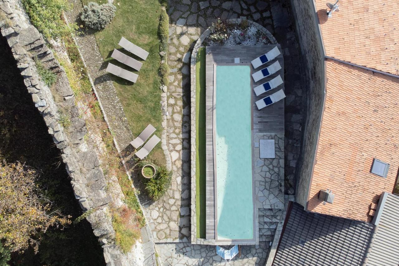 Villa Torre Di Palanzo With Magnificent View By Rent All Como Faggeto Lario Exterior foto