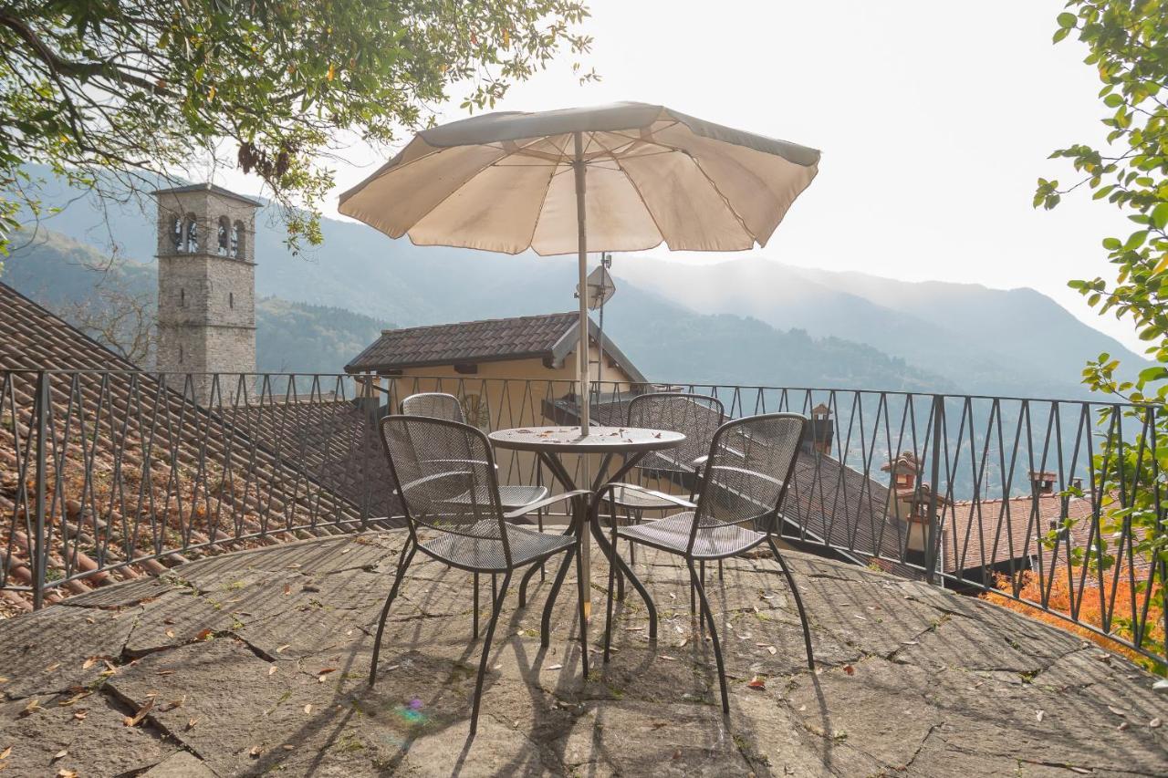 Villa Torre Di Palanzo With Magnificent View By Rent All Como Faggeto Lario Exterior foto