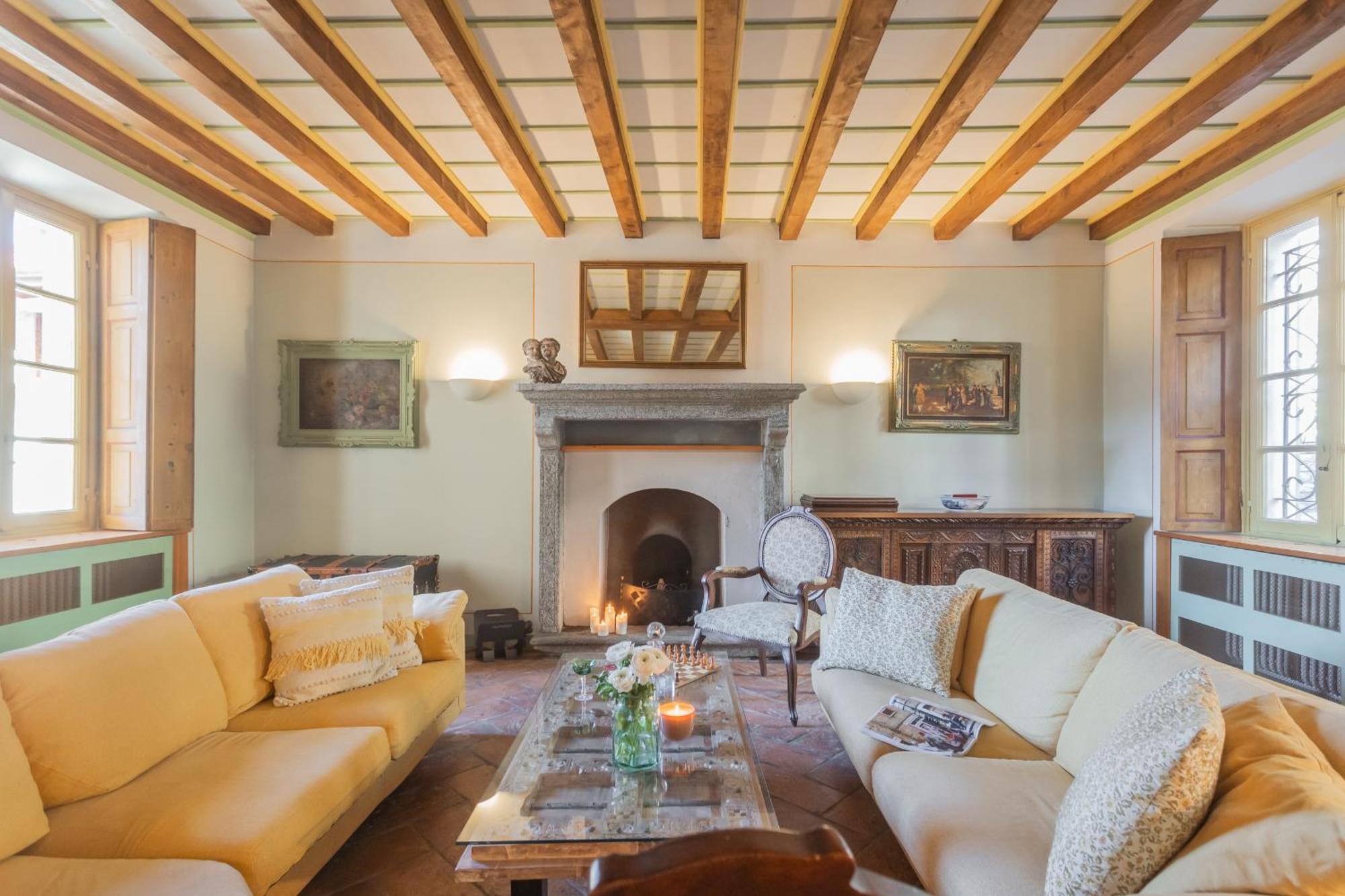 Villa Torre Di Palanzo With Magnificent View By Rent All Como Faggeto Lario Exterior foto